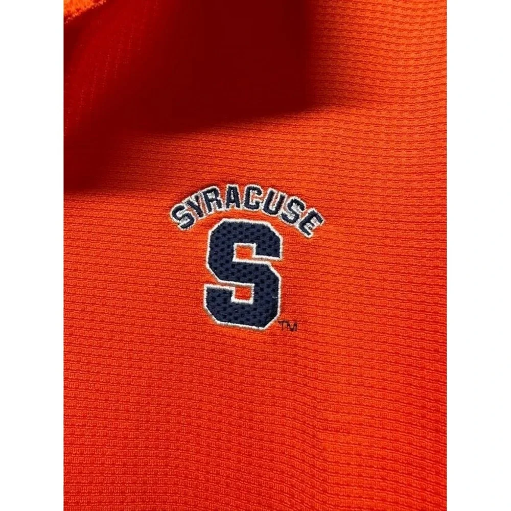 Nike Syracuse Orange Team Polo‎ Shirt Men's Size Small Short Sleeve